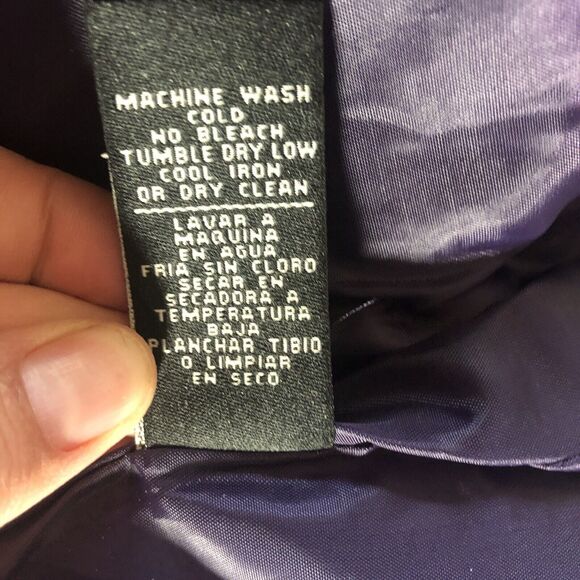 NWT Jane‎ Ashley Plum Metallic Jacket Vest Size M - Picture 7 of 7